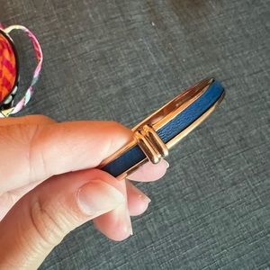 Bronze Milor Italy with Blue Leather